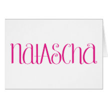 Natascha-Pink Karte