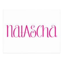 Natascha-Pink Postkarte