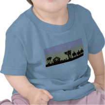 Nativity-Silhouette-kluge Männer auf dem Horizont Shirt