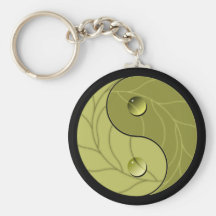 Nature de Yin Yang Porte-clés
