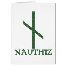 Nauthiz Grußkarte