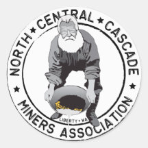NCCMA_Patch_Miner Runder Sticker