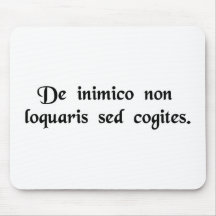 Ne souhaitez pas la défectuosité votre ennemi ; pr tapis de souris