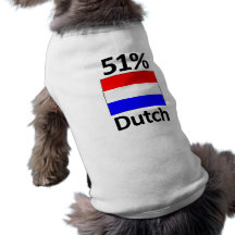 Néerlandais de 51% vêtement pour animal domestique