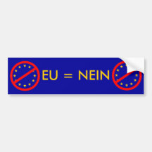 NEIN à l'UE Adhésifs Pour Voiture