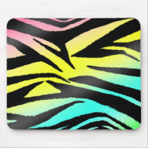 Neonzebra-Druck Mousepad
