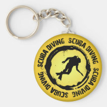 Nettes Sporttauchen-Siegel Schlüsselbänder