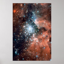 Neue Sterne in NGC 3603 20x30 (20x30) Plakatdruck