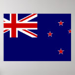Neuseeland-Flagge Poster