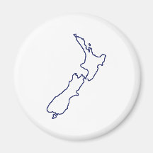 Neuseeland-Karte Kühlschrankmagnete