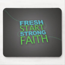 Neustart, fester Glaube Mousepad