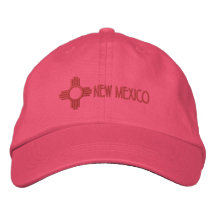 New Mexiko Zia Bestickte Mütze