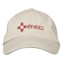 New Mexiko Zia Bestickte Baseballkappe