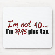 Nicht Plussteuer 40 $39,95 Mousepads