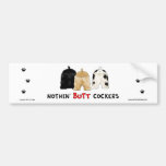 Nichts Hintern-Cockerspaniel-Stoßaufkleber Auto Sticker