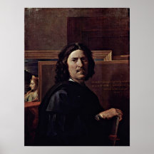 Nicolas Poussin - autoportrait Posters