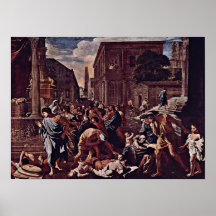 Nicolas Poussin - meurent le parasite d'Azoth Posters