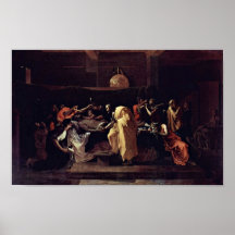 Nicolas Poussin - onction extrême Posters