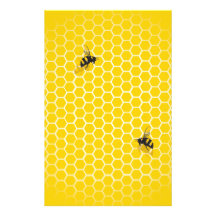 Nid d'abeilles papier à lettre personnalisable