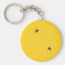 Nid d'abeilles porte-clef