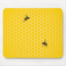Nid d'abeilles tapis de souris