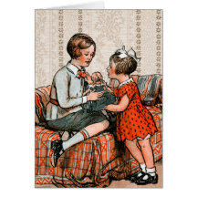 Niederländische Familie Grußkarten