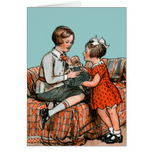 Niederländische Familie Grußkarten