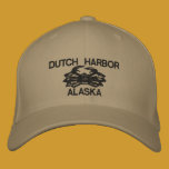 Niederländische gestickter Hut Hafen-Alaskas König bestickte mützen