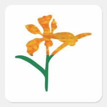 NIEDLICHE Blumen-Grafiken: SCHÖNHEIT in der Einfac Aufkleber