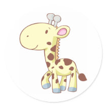 Niedliche Cartoon-Baby-Giraffen-Hemden