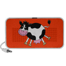 Niedliche Cartoonkuh Laptop Speaker