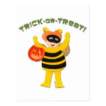 Niedliche Halloween-Postkarten