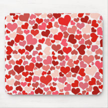 Niedliche Herzen Mousepad