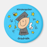 Niedliche Jungen-Absolvent-Gewohnheit Magnete