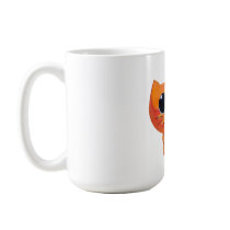 Niedliche orange Katze mit Stern