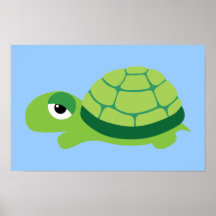 Niedliche Schildkröte Posterdrucke