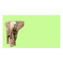 Niedlicher Baby-Elefant Visitenkartenvorlage