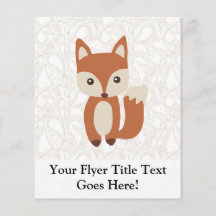 Niedlicher BabyFox Individuelle Flyer