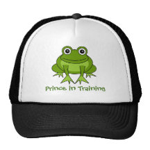 Niedlicher Frosch-Cartoon - Prinz im Training Retrokultkappen