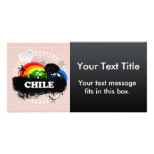 Niedlicher fruchtiger Chile Photokarten