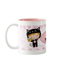 Niedlicher Katzen-Mamma-Becher