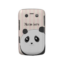 Niedlicher Kawaii chubby Pandabär Blackberry Hülle