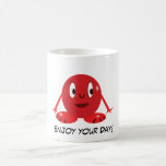Niedlicher kleiner roter Ball-Monster-Becher Teetassen