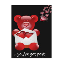 niedlicher roter Liebe Teddy