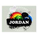Niedliches fruchtiges Jordanien Postkarte