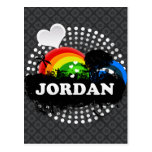 Niedliches fruchtiges Jordanien Postkarte