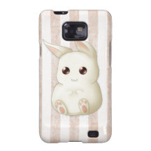 Niedliches geschwollenes Kawaii Häschen-Kaninchen Galaxy S2 Hülle