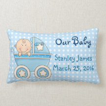 Niedliches neues Baby-Jungen-Kissen