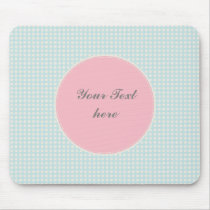 NIEDLICHES PASTELLPunkte-ROSA-BLAU mauspads