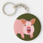 Niedliches Schwein Keychain Schlüsselband